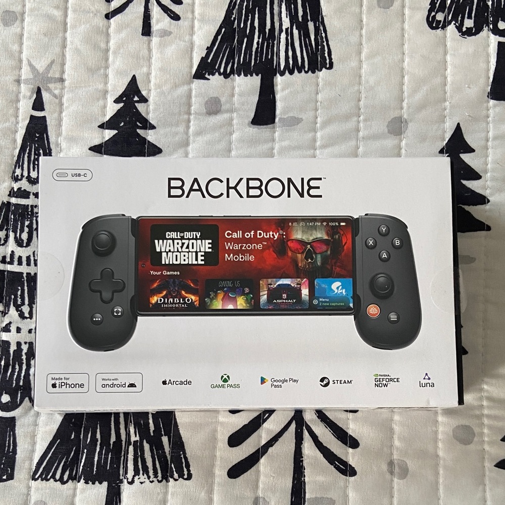 Backbone Black Handheld Console for Mobile Gaming